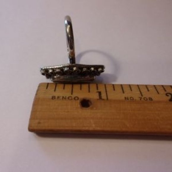 "Vtg Vogue Shell Inlay Adjustable Ring " - Picture 5 of 5